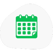 Icons representing booking steps