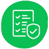 Icons representing key benefits